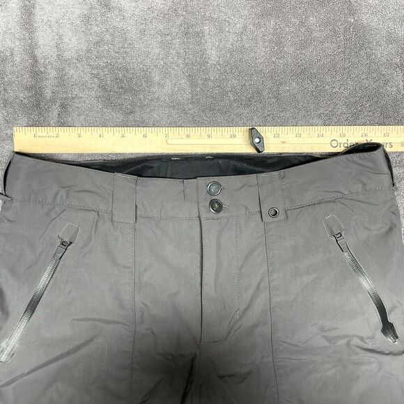 Burton Tactic Snowboards Ski Pants Men's M Gray Vented Pockets Adjustable Waist - Picture 10 of 12
